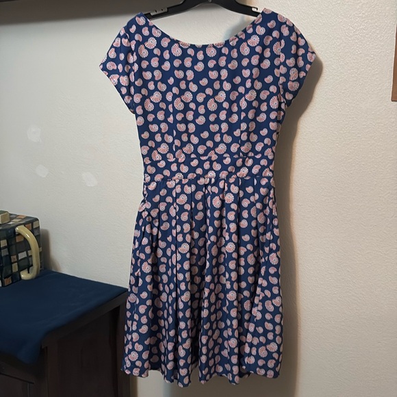 EShakti Dress Sz Custom 10. Ammonite print dress, pockets, fully lined NWOT - Picture 6 of 9
